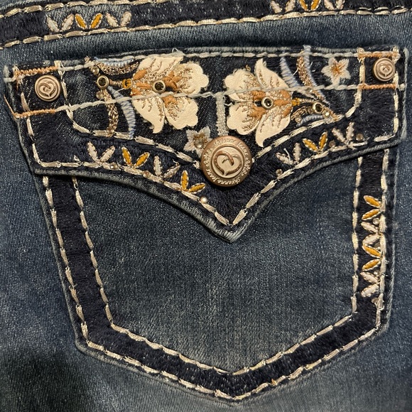 Shyanne Jeans Bootcut Shy Womens Size 29 Reg Country Floral Stretch - Picture 7 of 9